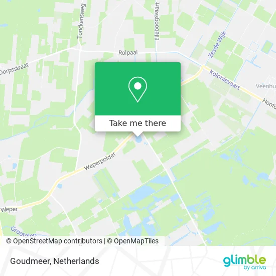 Goudmeer map