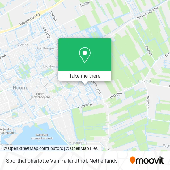 Sporthal Charlotte Van Pallandthof map