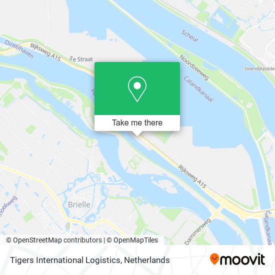 Tigers International Logistics map