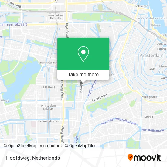 Hoofdweg Karte