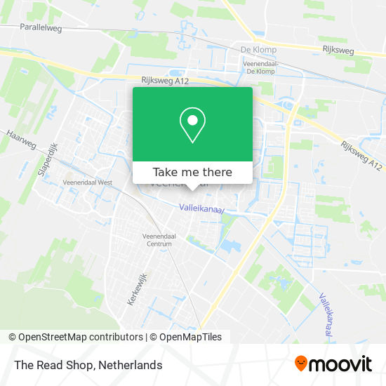 The Read Shop map