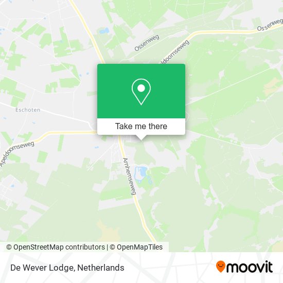 De Wever Lodge map