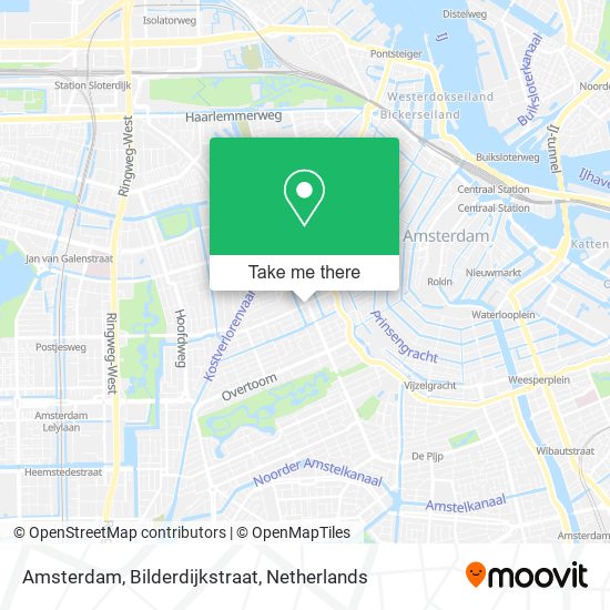 Amsterdam, Bilderdijkstraat map