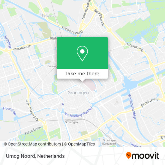 Umcg Noord map