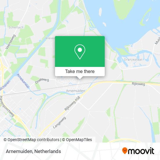 Arnemuiden map