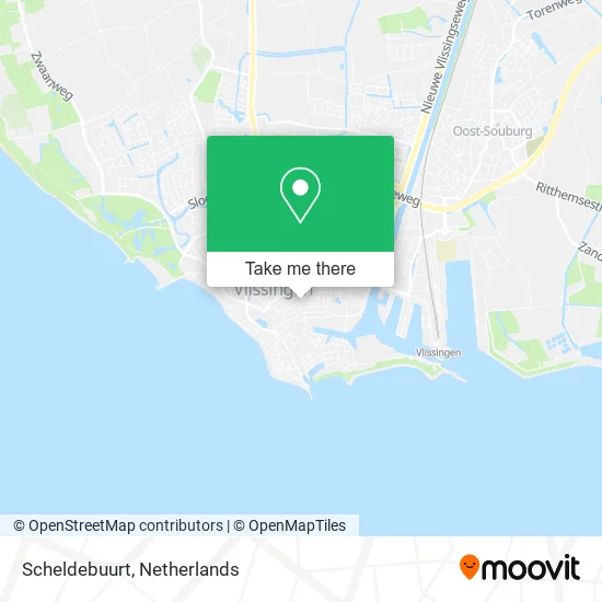 Scheldebuurt map
