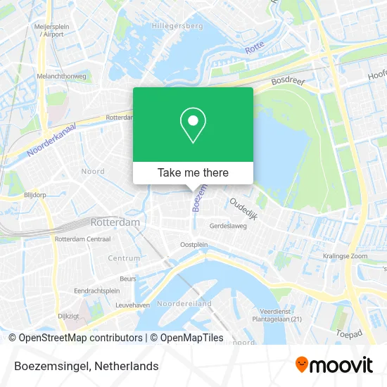 Boezemsingel Karte