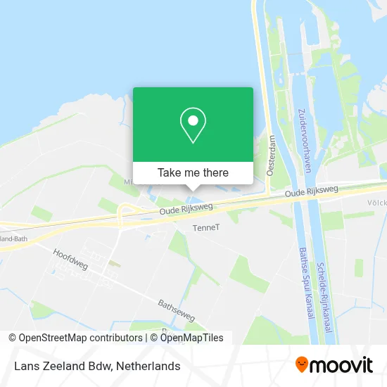 Lans Zeeland Bdw map
