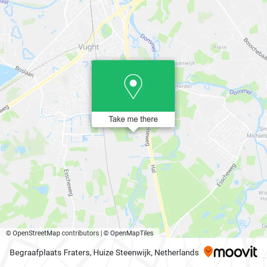 Begraafplaats Fraters, Huize Steenwijk map