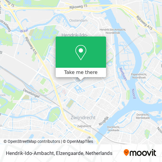 Hendrik-Ido-Ambacht, Elzengaarde map
