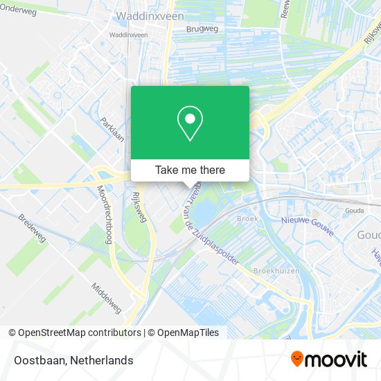 Oostbaan map