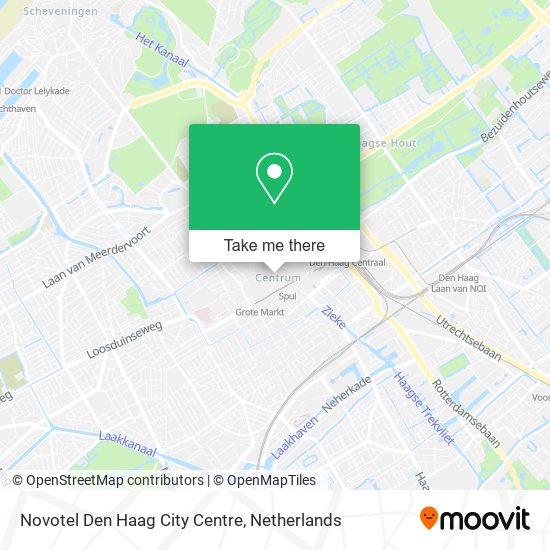 Novotel Den Haag City Centre Karte