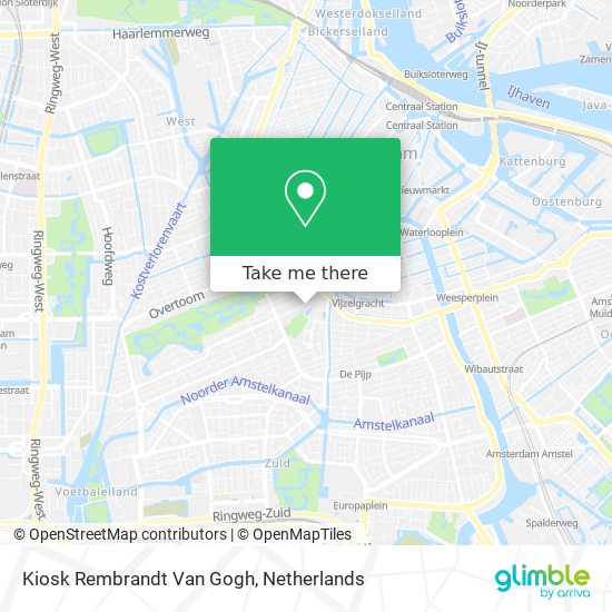 Kiosk Rembrandt Van Gogh Karte