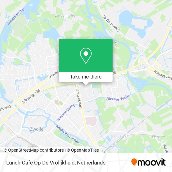 Lunch-Café Op De Vrolijkheid map