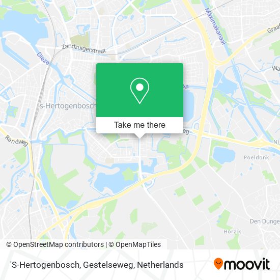 'S-Hertogenbosch, Gestelseweg Karte