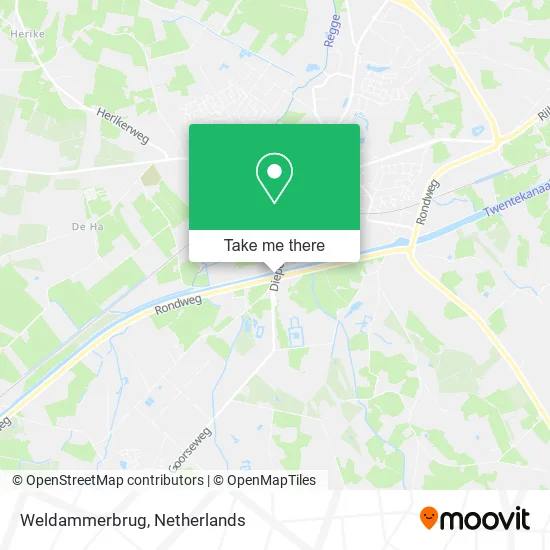 Weldammerbrug map