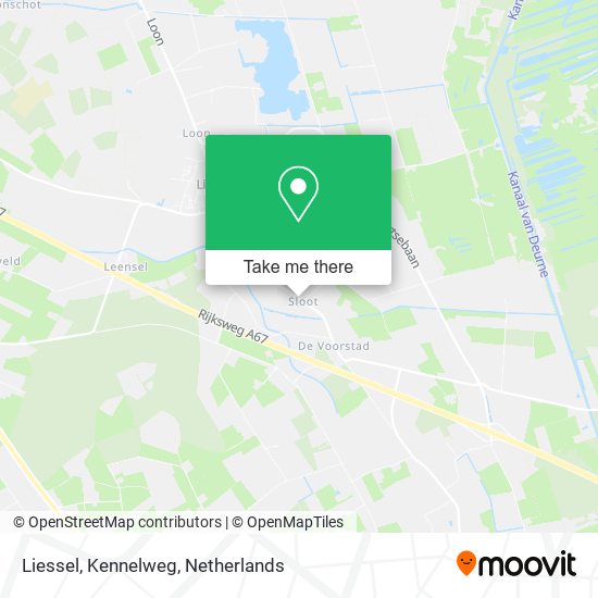 Liessel, Kennelweg map