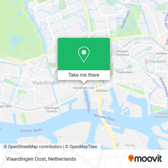 Vlaardingen Oost Karte