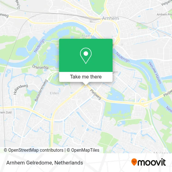 Arnhem Gelredome map