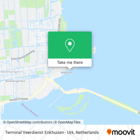 Terminal Veerdienst Enkhuizen - Urk map