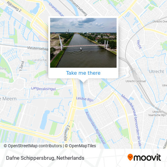 Dafne Schippersbrug map