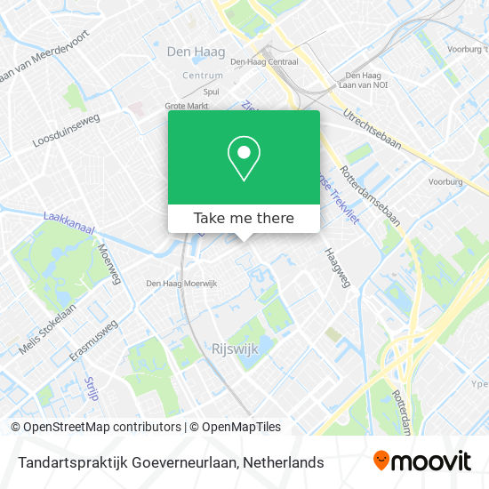 Tandartspraktijk Goeverneurlaan map