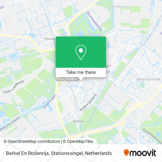 Berkel En Rodenrijs, Stationssingel map