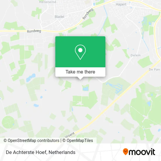 De Achterste Hoef map