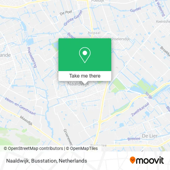 Naaldwijk, Busstation map