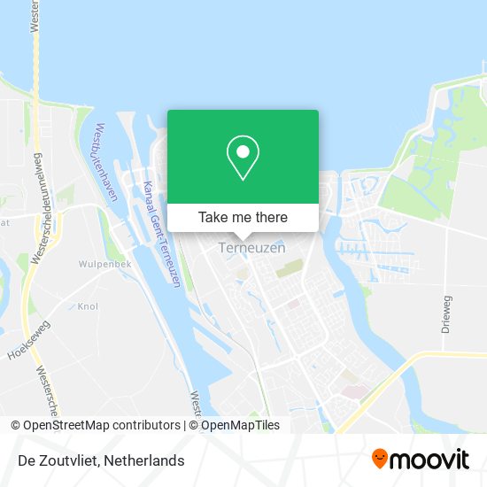 De Zoutvliet map