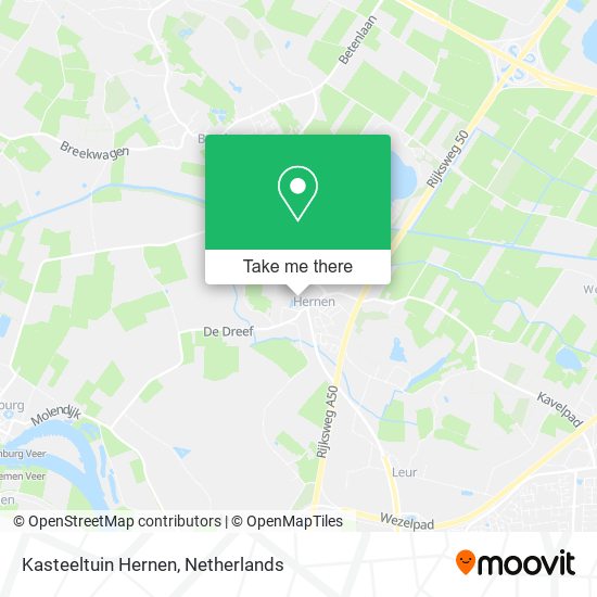 Kasteeltuin Hernen map