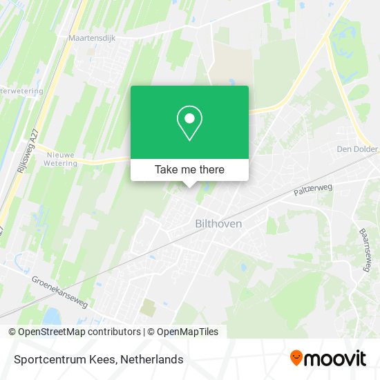 Sportcentrum Kees map