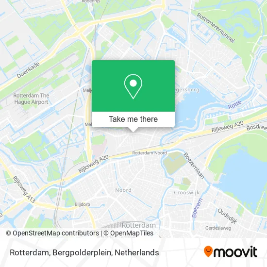 Rotterdam, Bergpolderplein map