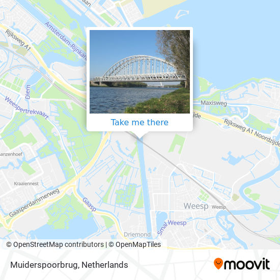 Muiderspoorbrug map