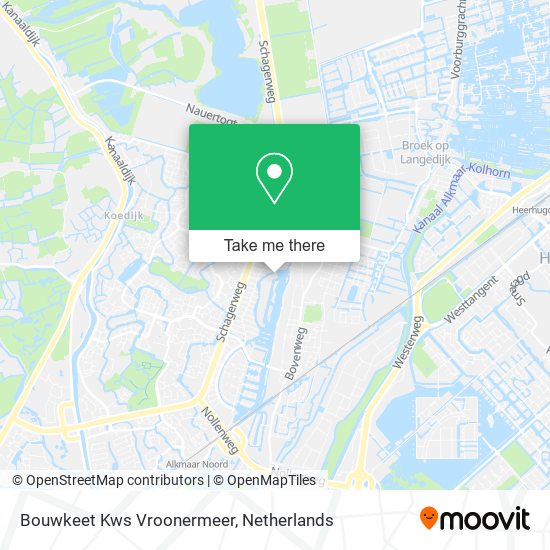 Bouwkeet Kws Vroonermeer map