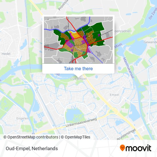 Oud-Empel map