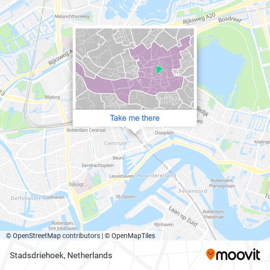 Stadsdriehoek map