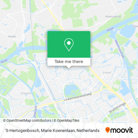 'S-Hertogenbosch, Marie Koenenlaan map