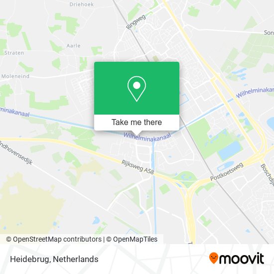 Heidebrug map