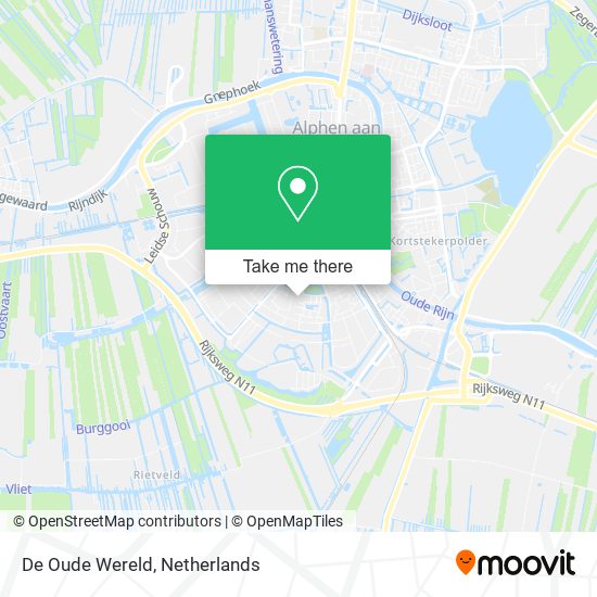 De Oude Wereld map