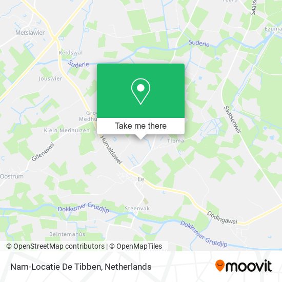 Nam-Locatie De Tibben map