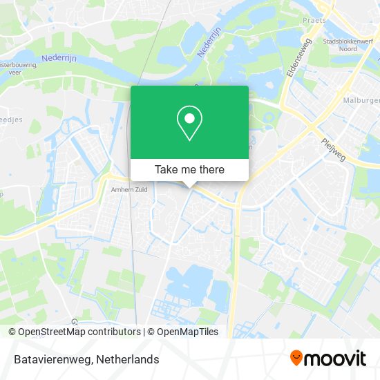 Batavierenweg map