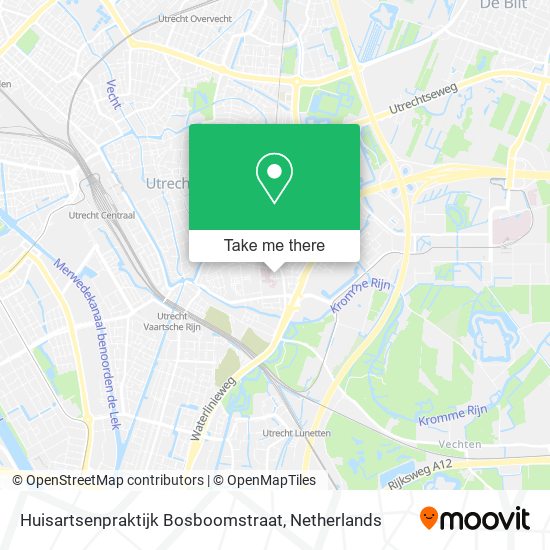 Huisartsenpraktijk Bosboomstraat Karte