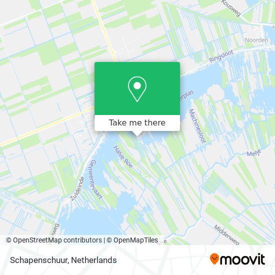 Schapenschuur map