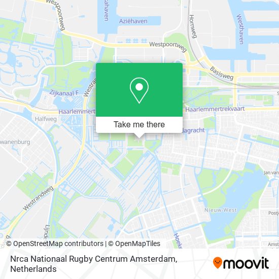 Nrca Nationaal Rugby Centrum Amsterdam map