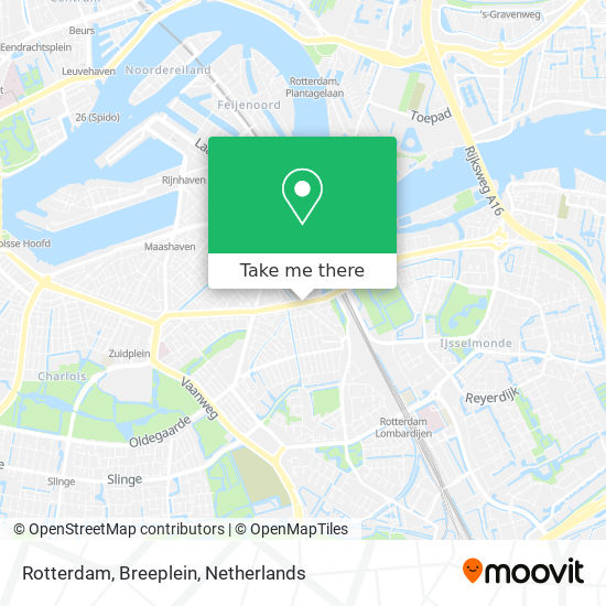 Rotterdam, Breeplein map