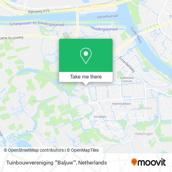 Tuinbouwvereniging ""Baljuw"" map