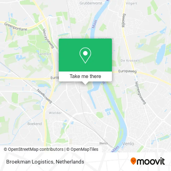 Broekman Logistics map