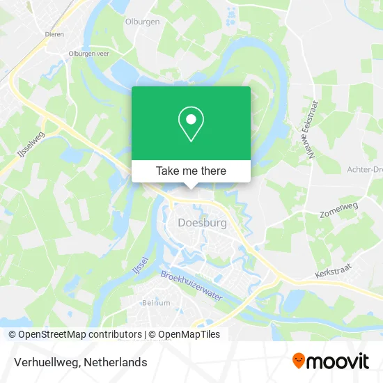 Verhuellweg map