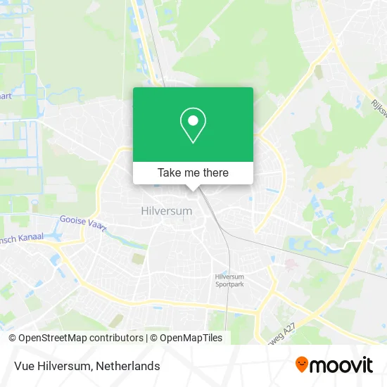 Vue Hilversum map